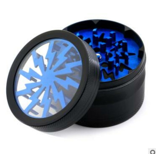 three piece metal herb grinder